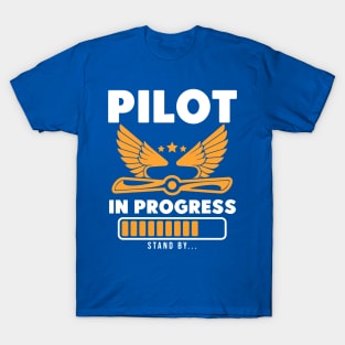 Pilot In Progress 2 T-Shirt